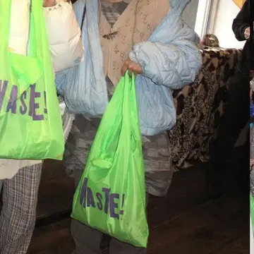 WASTE store londen 에코백