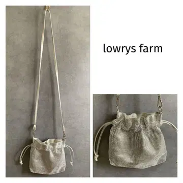 lowrys farm 실버 드로스트 숄더백 미니백 복조리