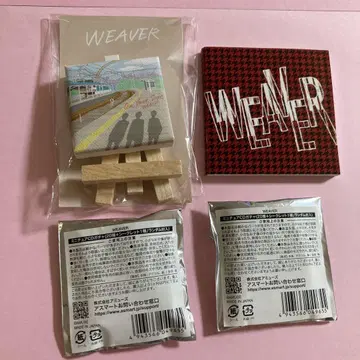 WEAVER 굿즈 메모장 미니어처 2종 캔버스 키링