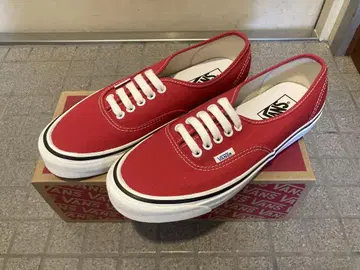 Vans 오센틱 애너하임 25.5 레드/반스 US7.5