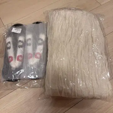 우타타네 병아리 오비 화이트 라메 믹스 일본 나막신 세트