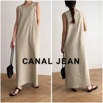 CANAL JEAN El mar 코튼 비스코스 탱크 원피스