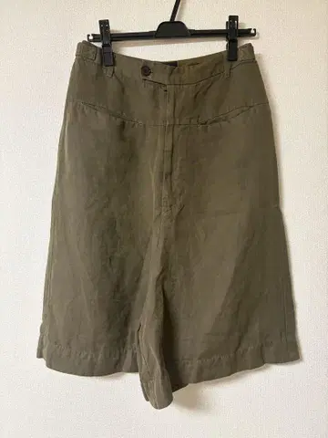 올리브색 큐롯 팬츠 파드칼레