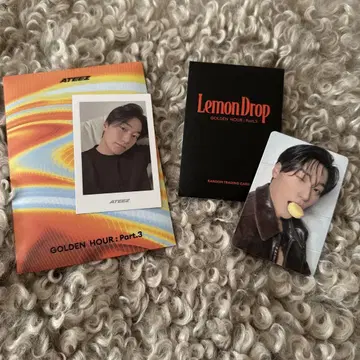 ATEEZ 선 LINE 팝 LemonDrop 트레이딩 카드
