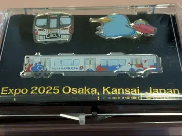 2025년 오사카 만국 박람회 핀 배지 미야쿠미야쿠 이코짱 오사카 순환선
