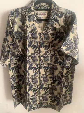 karaku 알로하 셔츠 남국 패턴 면 100% 2XL 사이즈