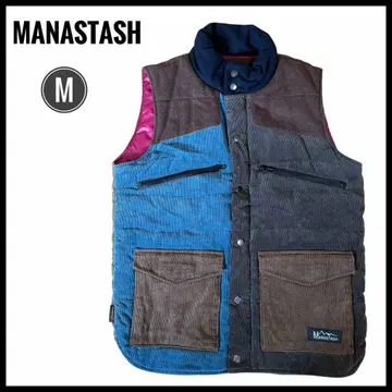 MANASTASH 베스트 멀티 컬러 M 사이즈 남성용 아웃도어 방한 겨울