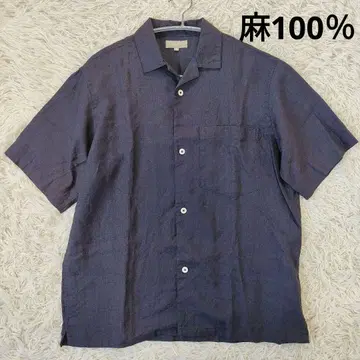 컨디션 최상 마가렛 호웰 반팔 린넨 셔츠 MHL. 린넨 100