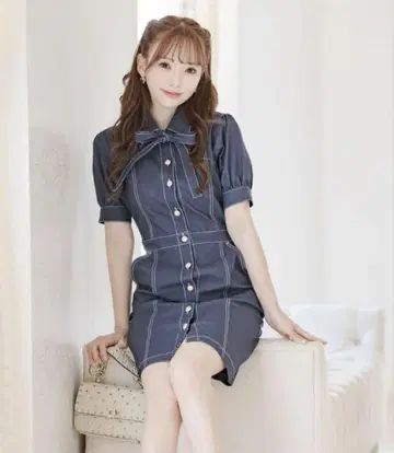 michellMacaron 데님 원피스