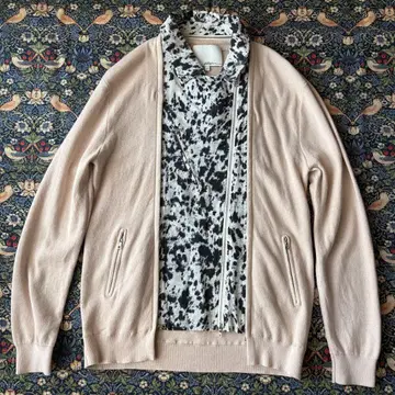 3.1 Phillip Lim 레오파드 캐시미어 가디건 라이더