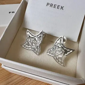 PREEK - TEUCHI PIGEON ER 귀걸이 양쪽 귀 실버