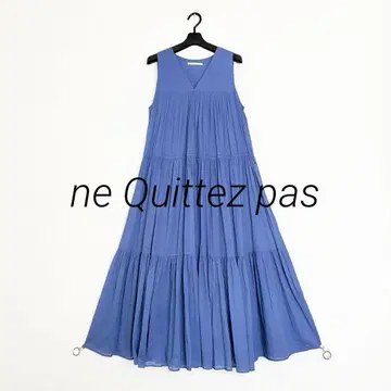 새상품급 ne Quittez pas 롱 원피스 리조트에 어울리는
