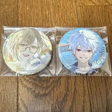 니지산지 ChroNoiR Blue Memories 캔뱃지