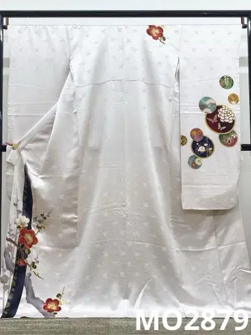 후리소데 럭셔리 자수 금색 문양 기장 170cm 발수 가공 완료