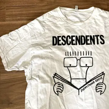 DESCENDENTS 티셔츠 화이트 헤비 웨이트 레어