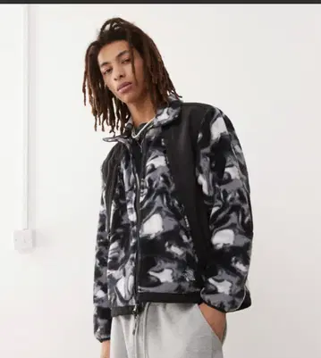 THE NORTH FACE 플리스 자켓 카모플라쥬 패턴