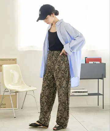 프릭스스토어 인도 페이즐리 이지 팬츠