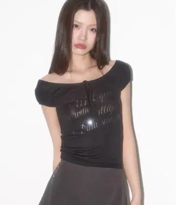 ILLIGO 퍼프 슬리브 티셔츠