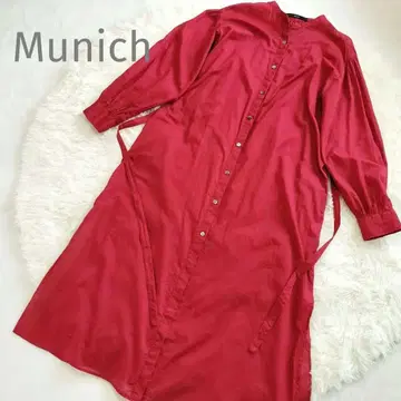 Munich 코튼 론 2way 롱 셔츠 원피스