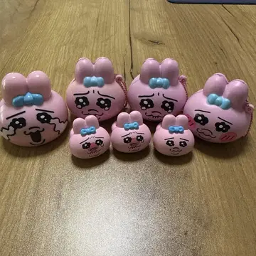 오빵츄 토끼 가챠가챠 7세트