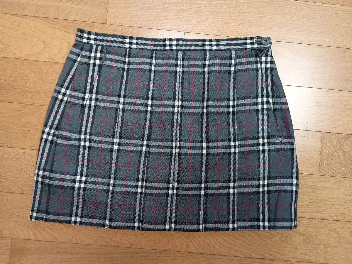 Pretty girl's spring and autumn school uniform, mini skirt (68)