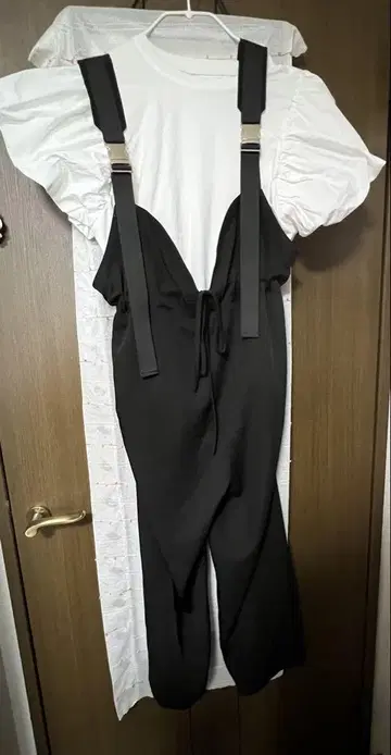 요지야마모토 세트업! 블랙 팬츠 티셔츠!