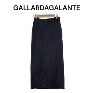 GALLARDAGALANTE 새틴 펜슬 스커트 롱 타이트 0