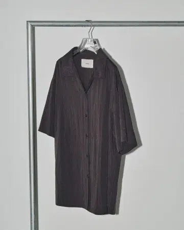 todayful Halfsleeve Crape Shirts 차콜 그레