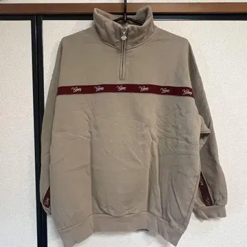 Keboz 베이지 하프 지퍼 트레이닝복 XXLARGE