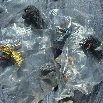 제일복권 고질라 대괴수 열전 G G상 몬스터 헤드 마그넷 컴프 세트
