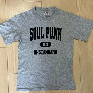 초기 Hi-STANDARD 티셔츠 SOUL PUNK 91 USA제 S