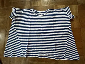 ordinary fits 보더 티셔츠 블루