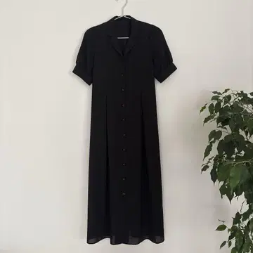 내추럴 뷰티 베이직 셔츠 원피스 반팔