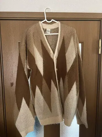 PENNEY'S TOWNCRAFT 다이아몬드 패턴 가디건