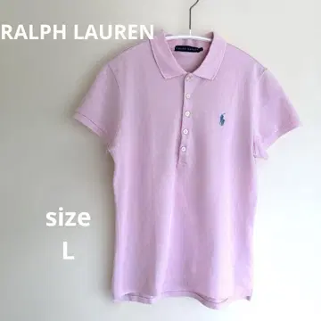 Ralph Lauren 핑크 피케 셔츠 반팔