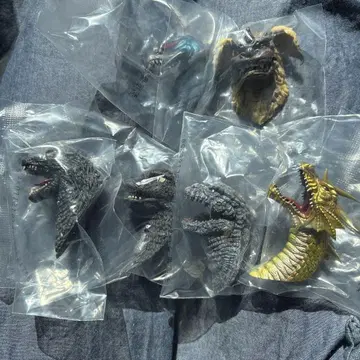 제일복권 고질라 G상 몬스터 헤드 마그넷 전 6종 컴플리트