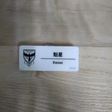 가이세이 네임 배지