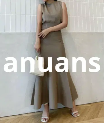 거의 미사용 anuans 셋업 MEDIUM 베이지 여성용
