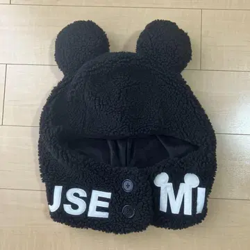 디즈니] 미키 귀가 달린 후드 팬 캡