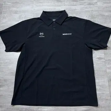 새상품급 MOVE SPORT 데상트 피케 셔츠 3L 빅 사이즈 블랙