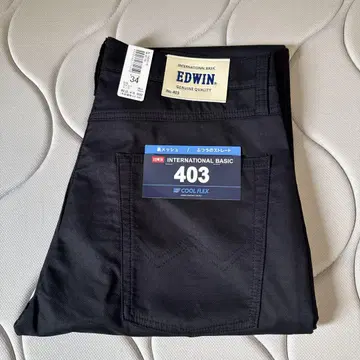 EDWIN E403CH 쿨 플렉스 블랙 W34