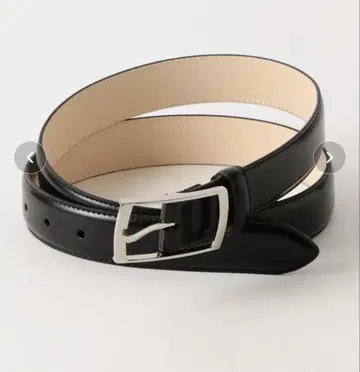 SQUARE BUCKLE 2.30 블랙 30인치 벨트
