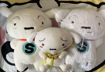 크레용 신짱 시로 봉제 인형 3종 세트
