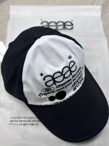 새상품 아에아에 클래식 자수 캡 유니섹스
