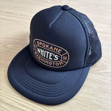 WHITE'S 트래커 캡 블랙
