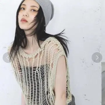 지나시스 3G 탄력 라메 니트 새상품