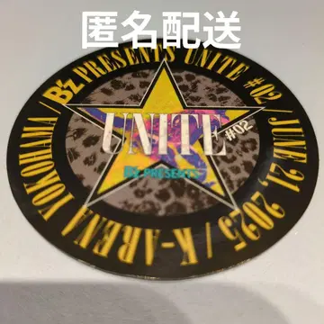 B'z UNITE 2 공연장 한정판 굿즈 구매 혜택 스티커