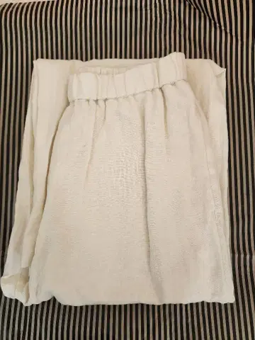 French LINEN EASY 팬츠 38 화이트
