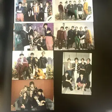 SixTONES 공식 사진 7장 세트
