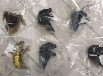 제일복권 고질라 대괴수열전 G G상 몬스터 헤드 마그넷 전6종 컴프